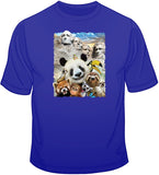 Mt Rushmore - funny animal selfie T Shirt