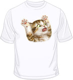 Surprised Cat T Shirt