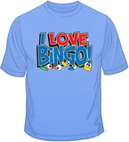 I Love Bingo T Shirt