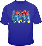 I Love Bingo T Shirt