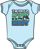 Proud of My Daddy - Navy T Shirt