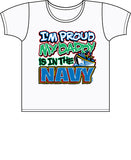 Proud of My Daddy - Navy T Shirt