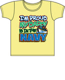 Proud of My Daddy - Navy T Shirt
