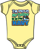 Proud of My Daddy - Navy T Shirt