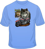 Wolf Legend w/ Motorcycle T Shirt