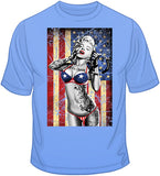 Marilyn Flag Freedom T Shirt