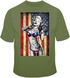 Marilyn Flag Freedom T Shirt