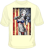 Marilyn Flag Freedom T Shirt