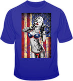 Marilyn Flag Freedom T Shirt