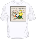 Anatomy of a Golfer T Shirt