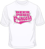 Beer Pong Princess-Neon T Shirt