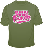 Beer Pong Princess-Neon T Shirt