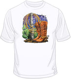 Boots, Rope, Cactus T Shirt