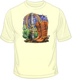 Boots, Rope, Cactus T Shirt