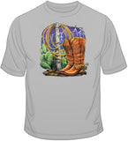 Boots, Rope, Cactus T Shirt
