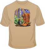 Boots, Rope, Cactus T Shirt