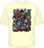 Colored Clowns 1  T Shirt