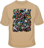Colored Clowns 1  T Shirt