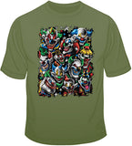 Colored Clowns 1  T Shirt