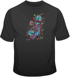 Cowgirl Boots w/ Roses T Shirt
