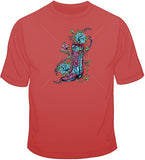 Cowgirl Boots w/ Roses T Shirt