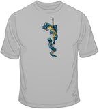 Dragon On a Sword T Shirt