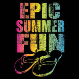 Epic Summer Fun Neon  T Shirt