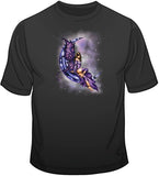 Fairy Sitting on Moon T Shirt