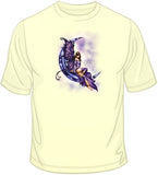 Fairy Sitting on Moon T Shirt
