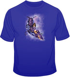 Fairy Sitting on Moon T Shirt