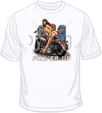Fill'er Up Motorcycle Girl T Shirt