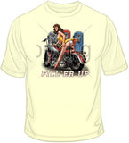 Fill'er Up Motorcycle Girl T Shirt