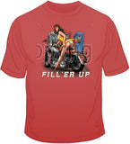 Fill'er Up Motorcycle Girl T Shirt