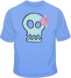 Flower Skull T Shirt