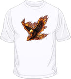 Flying Fire Eagle T Shirt