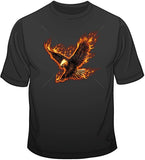 Flying Fire Eagle T Shirt