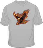 Flying Fire Eagle T Shirt