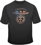 Freedom-Peace Sign/Eagle T Shirt