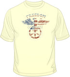Freedom-Peace Sign/Eagle T Shirt