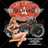 Full Service Motorcycle Girl T Shirt