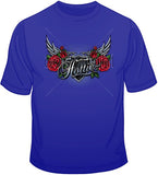 Hottie w/ Wings &amp; Roses T Shirt