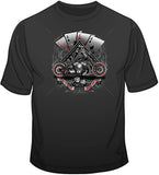 Let it Ride-Aces Chopper T Shirt