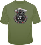 Let it Ride-Aces Chopper T Shirt