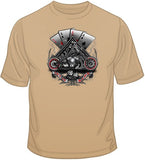 Let it Ride-Aces Chopper T Shirt