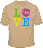 Love Lips-Neon T Shirt