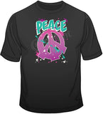 Peace Grafitti - Neon T Shirt