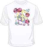 Peace, Heart, Roses T Shirt