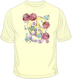 Peace, Heart, Roses T Shirt