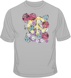 Peace, Heart, Roses T Shirt