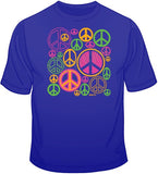 Peace Signs - Neon T Shirt